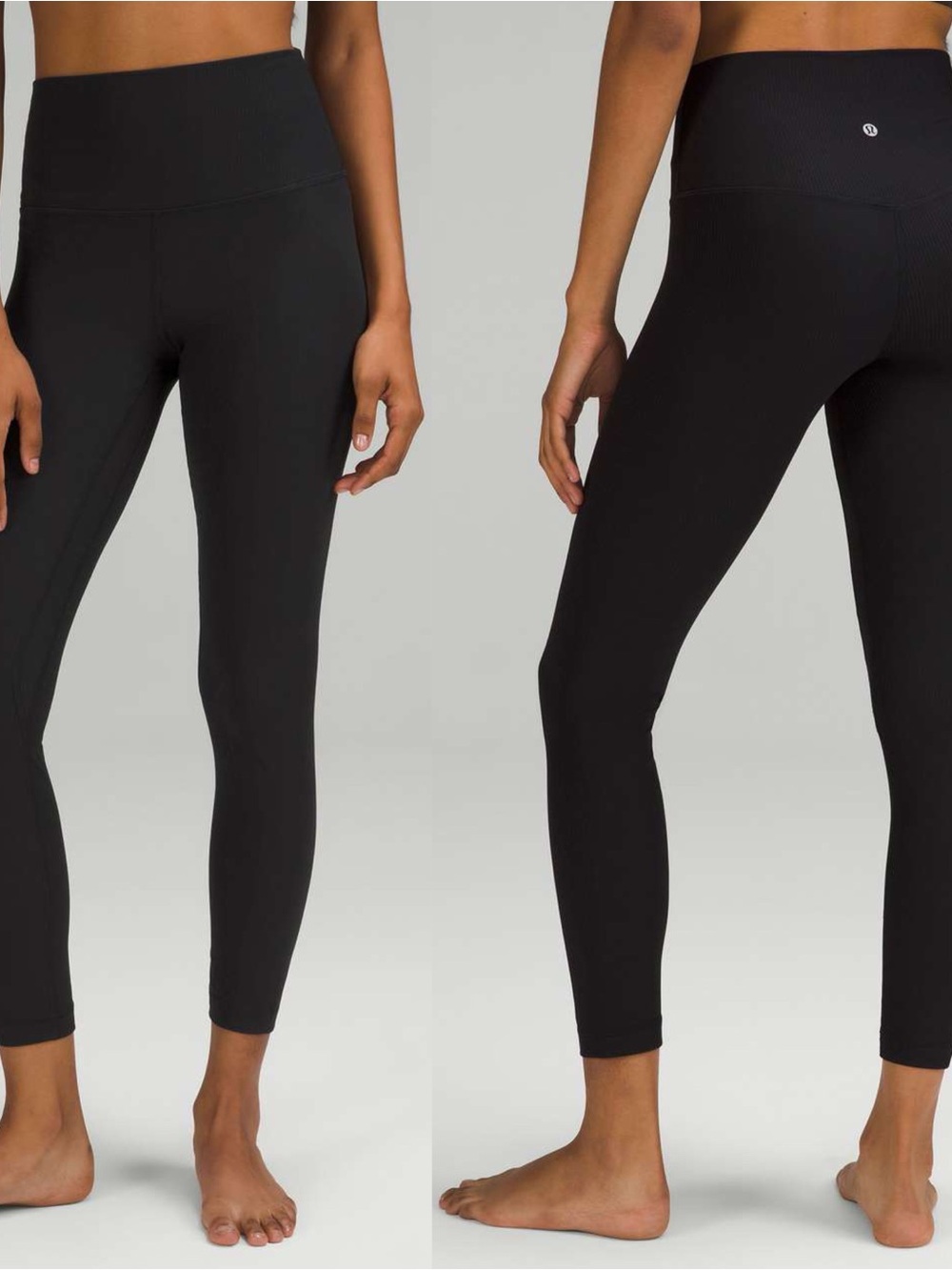 Lululemon Align Ribbed High-Rise Pant Sz 8/25" In Black